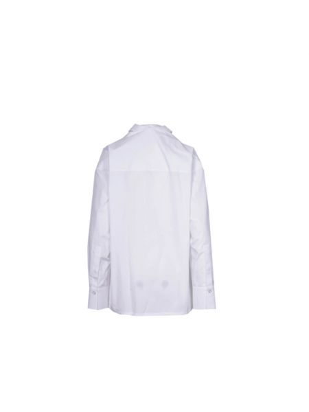 Blusa de algodón oversized Givenchy blanco