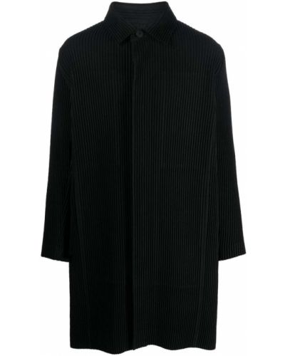 Mantel mit plisseefalten Homme Plissé Issey Miyake schwarz