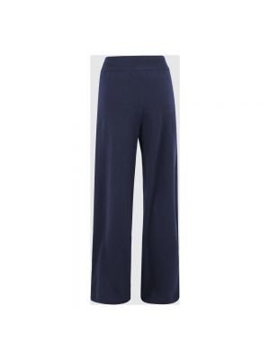 Pantalones de cachemir con estampado de cachemira Lisa Yang azul