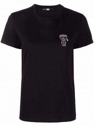 T-shirt Karl Lagerfeld svart