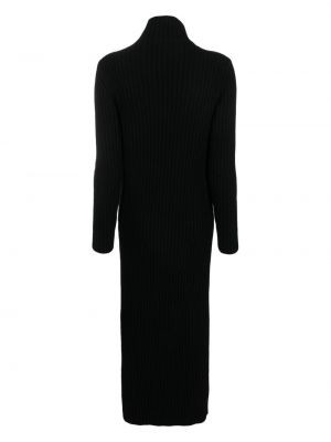 Kašmírové vlněné šaty Simonetta Ravizza černé