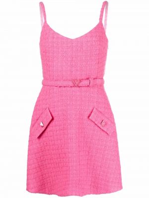 Tweed dress Valentino rosa