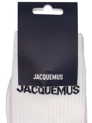Calcetines de punto Jacquemus blanco