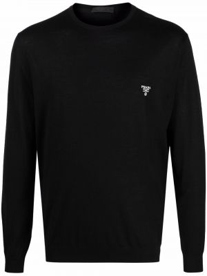 Sweter Prada czarny