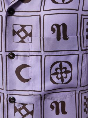 Jedwabna koszula Nanushka