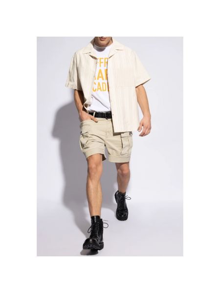 Pantalones cortos cargo Dsquared2 beige