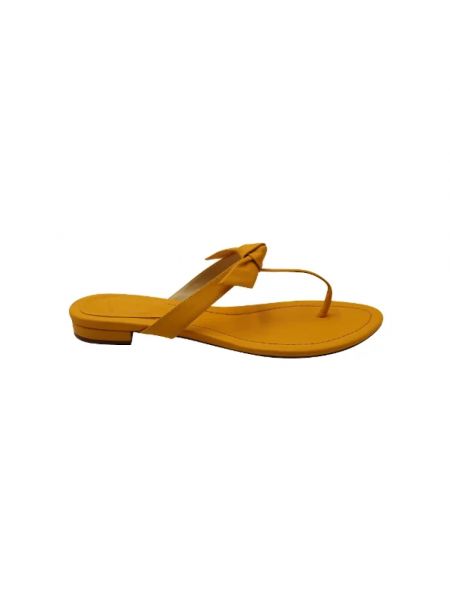 Sandały skórzane Alexandre Birman Pre-owned żółte
