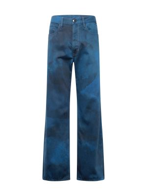 Tähemustriga alt laienevad teksapüksid G-star Raw sinine