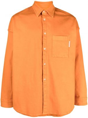 Skjorta med fickor Marni orange