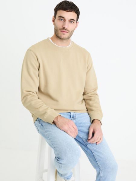 Sweatshirt Celio beige