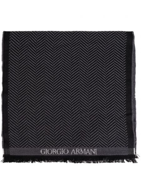 Tørklæde Giorgio Armani sort