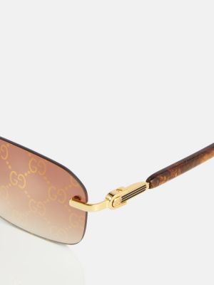 Lunettes de soleil Gucci marron