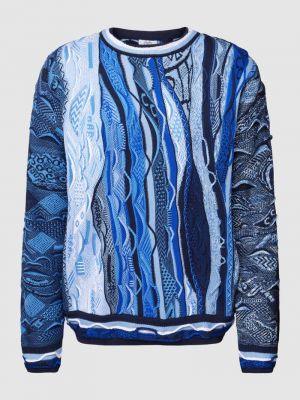 Niebieski sweter Carlo Colucci