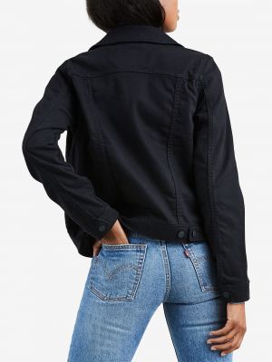 Хлопковая джинсовая куртка Levi’s® черная