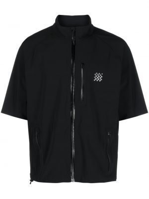 Camicia con cerniera impermeabile Manors Golf nero