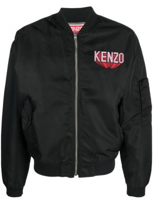 Bombažna bomber jakna Kenzo črna