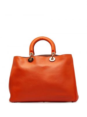Shopper kabelka Christian Dior oranžová