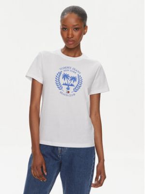 T-shirt Tommy Jeans blanc