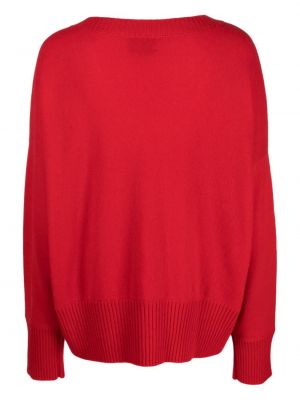 Sweter z kaszmiru Simonetta Ravizza czerwony
