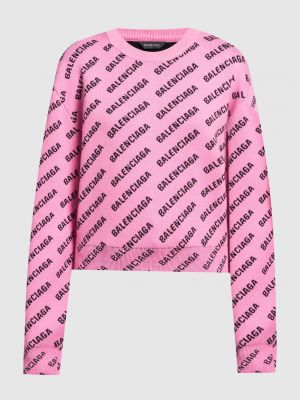 Розовый свитер Balenciaga
