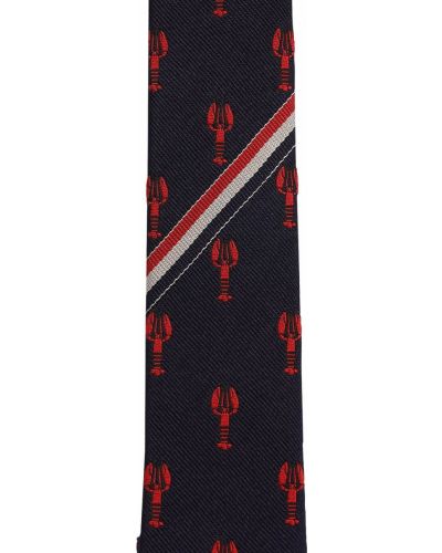 Žakárová hodvábna kravata Thom Browne