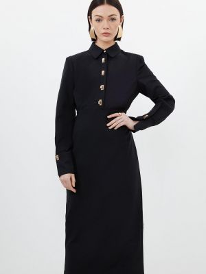 Длинное платье Karen Millen черное