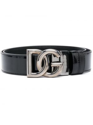 Kožený pásek s přezkou Dolce & Gabbana