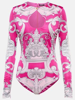 Body cu imagine Versace roz