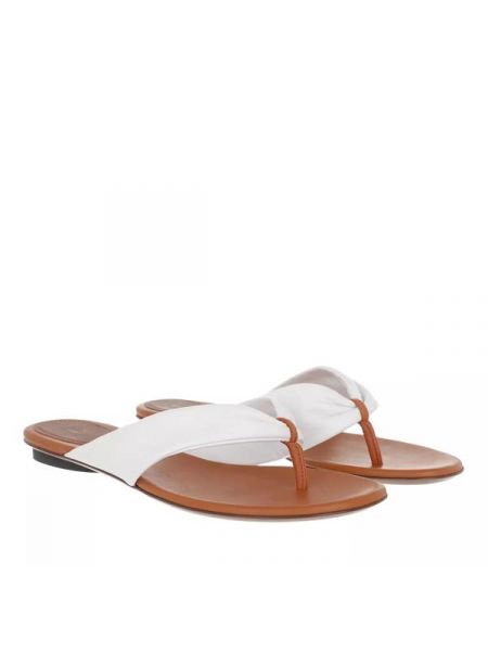 Сандалии flat sandals bicolor lamb leather white L´Autre Chose белый