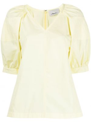 Блуза с v-образно деколте 3.1 Phillip Lim жълто