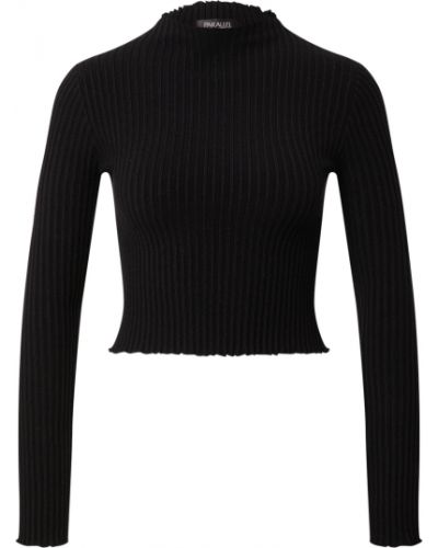 Пуловер Parallel Lines черно