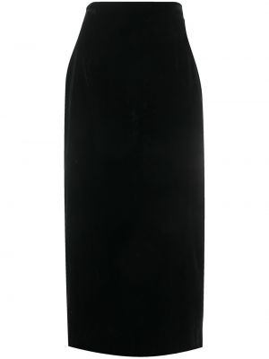 Falda de tubo ajustada de cintura alta 12 Storeez negro