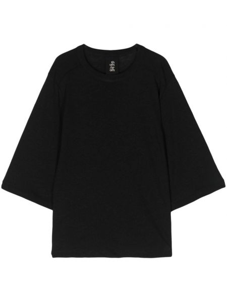 T-shirt en tricot Thom Krom noir