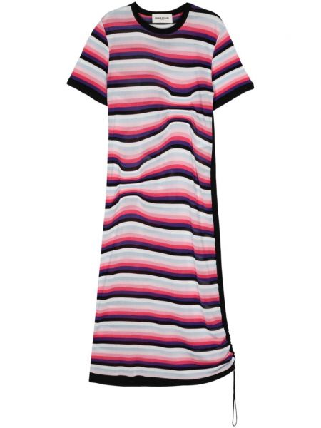 Epäsymmetrinen midi mekko Sonia Rykiel pinkki