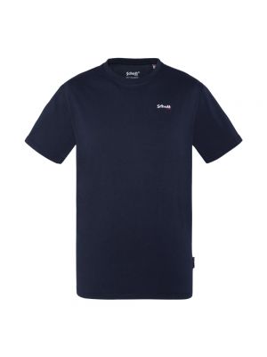 T-shirt mit print Schott Nyc blau