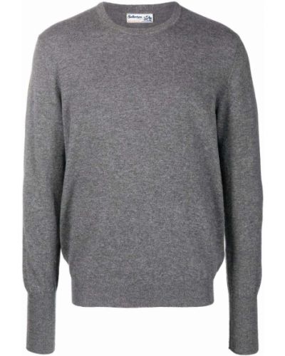 Jersey de cachemir de tela jersey con estampado de cachemira Ballantyne gris