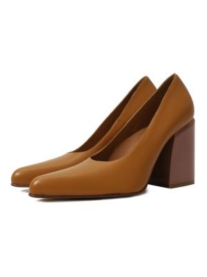 Кожаные туфли Dries Van Noten коричневые