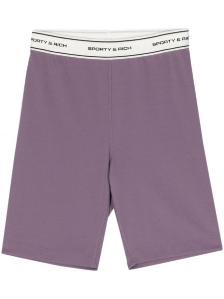 Pantaloni scurți pentru ciclism Sporty & Rich violet