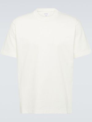 T-shirt brodé en coton Bottega Veneta blanc