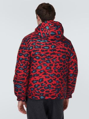 Πουπουλένιο μπουφάν με σχέδιο Undercover κόκκινο