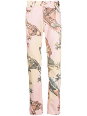 Avsmalnande jeans Vivienne Westwood rosa