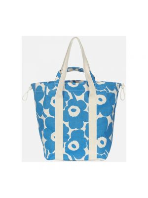 Bolso shopper Marimekko azul