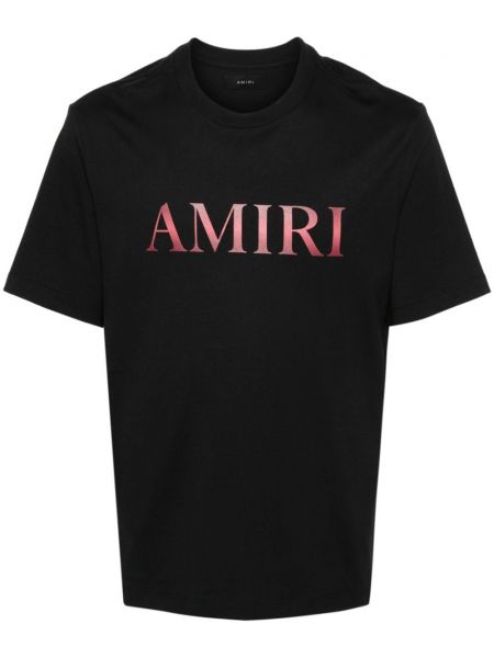 Kokvilnas t-krekls ar apdruku Amiri