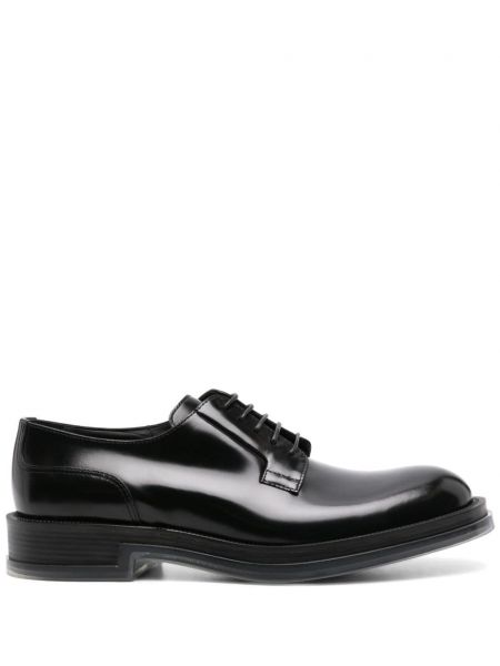 Derbies en cuir Alexander Mcqueen noir