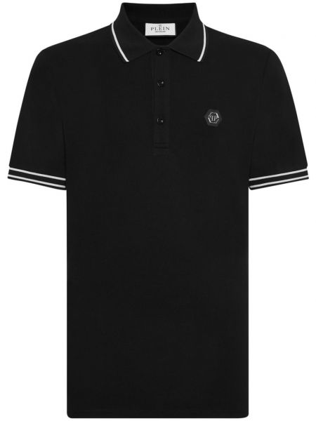 Polo en coton avec applique Philipp Plein