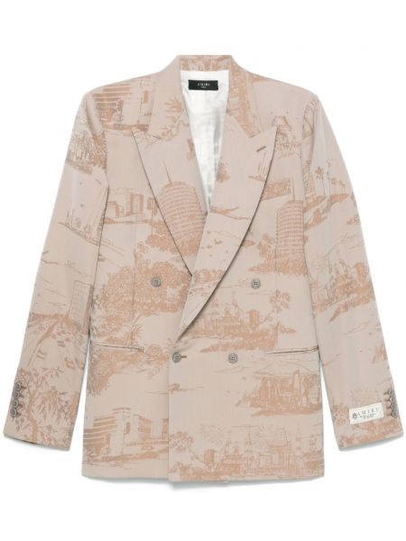 Dobbeltradet blazer Amiri