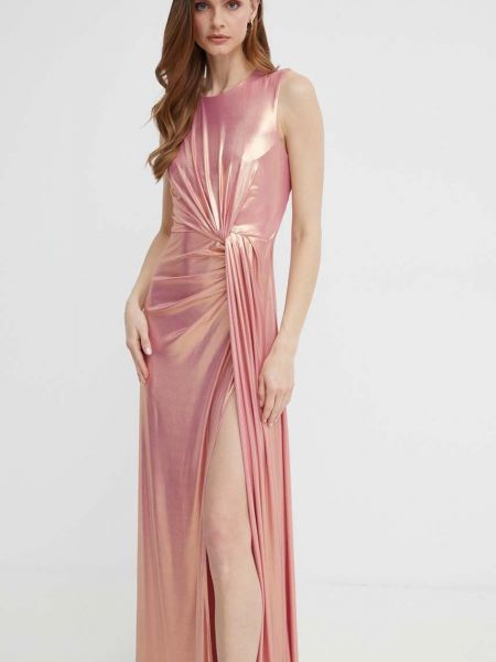 Длинное платье Silvian Heach розовое