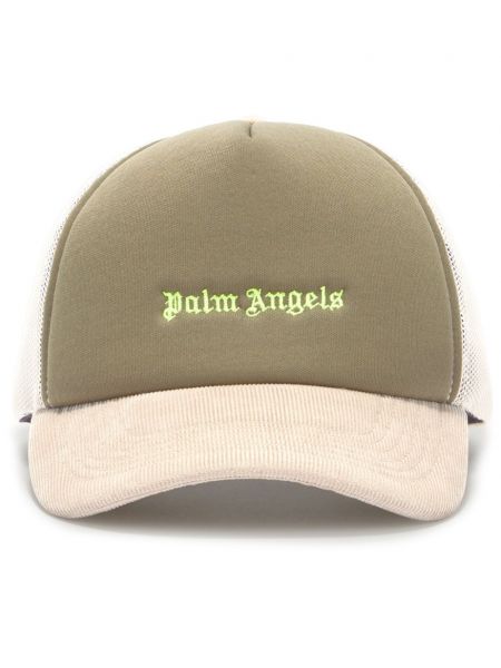 Broderet cap Palm Angels grøn