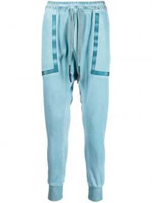 Pantalon de joggings en coton Isaac Sellam Experience bleu