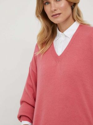 Рожевий вовняний светр United Colors Of Benetton